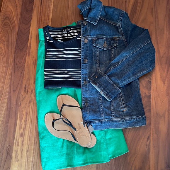 NWT - J. Crew New favorite tank in striped vintage, Medium - Picture 2 of 12